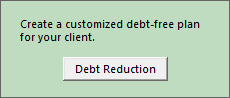 Debt Manager Professional - Debt Reduction Panel